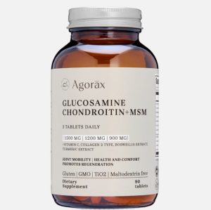 AGORAX, Хондропротекторы, Глюкозамин, Хондроитин, Мсм, Сера, 90 таблеток