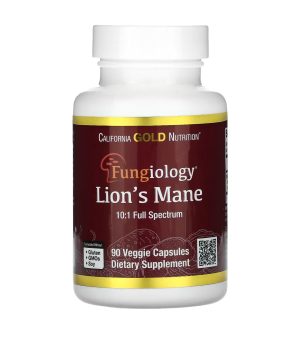 California Gold Nutrition, Ежовик гребенчатый, 90 капсул