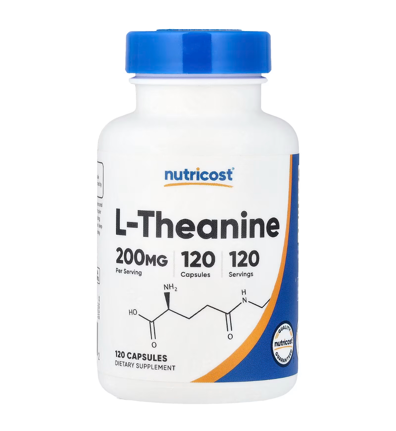 NUTRICOST, л-теанин, 200 мг, 120 капсул