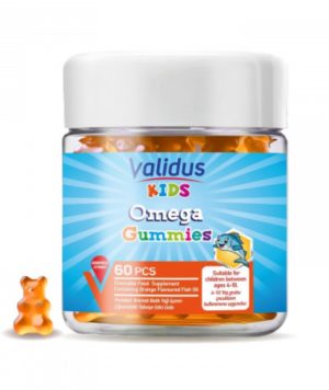 VALIDUS, Детская Омега 3 мармеладки, 60 шт