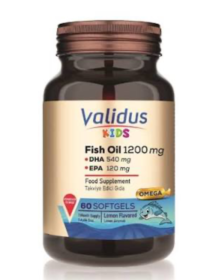 VALIDUS, Детская Омега 3 , 60 капсул