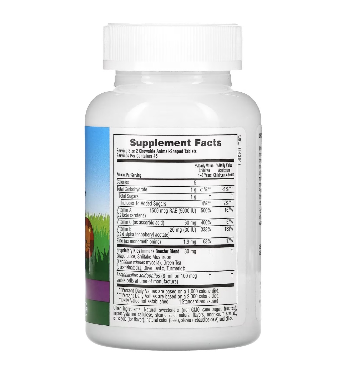 Natures Plus, Immune Booster, Animal parade,  Детский комплекс для иммунитета, 90 жевательных конфет