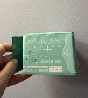 WHIEDA, Anion premium,  Анионовые гигиенические прокладки ежедневные, 30 штук