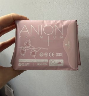 WHIEDA, Anion premium,  Анионовые гигиенические прокладки дневные, 10 штук