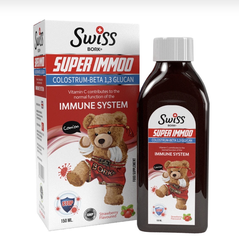 SWISS, SUPER IMMOO, Детский сироп для иммунитета, 150 мл