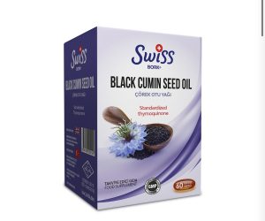 SWISS, Масло черного тмина в капсулах, 60 шт