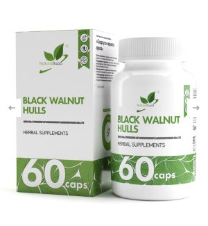 NATURAL SUPP, Экстракт черного ореха, 60 капсул