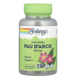 SOLARAY, Пау Дарко, 550 мг, 100 капсул