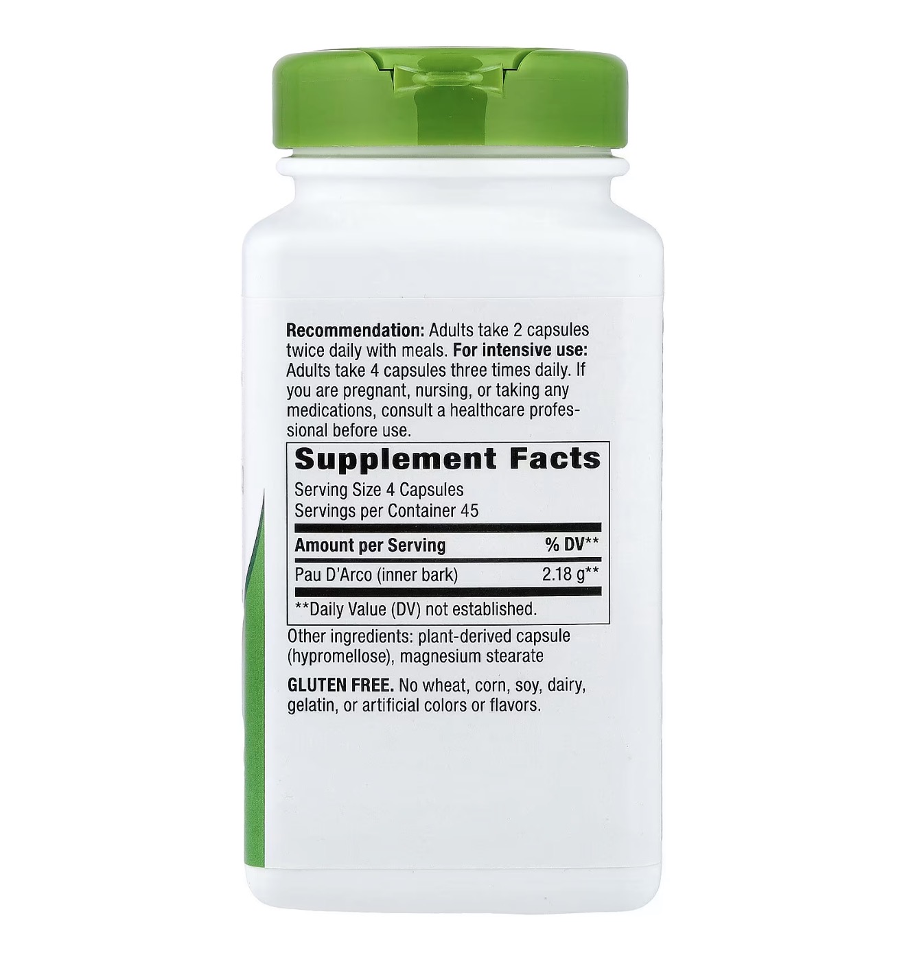 NATURES WAY, Пау Дарко, 180 капсул