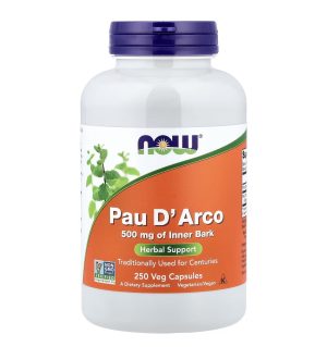NOW, Пау Дарко, 500 мг, 250 капсул