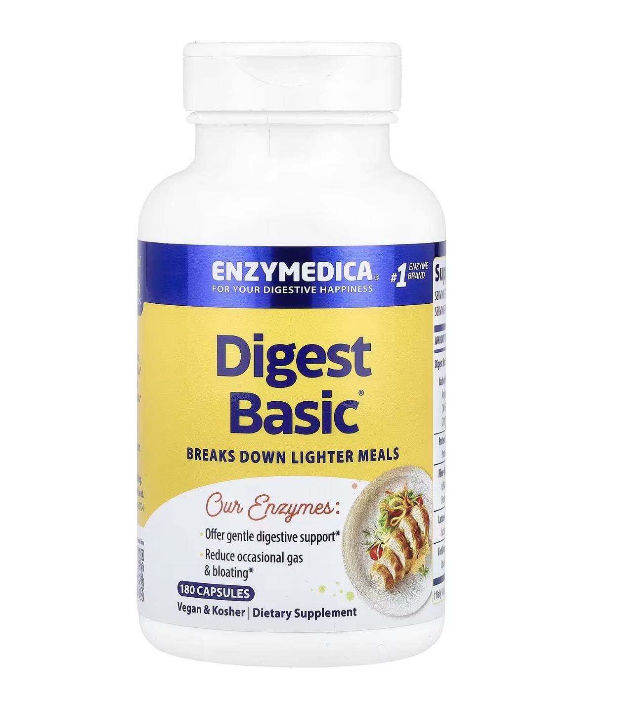 ENZYMEDICA, Digest Basic, 180 капсул