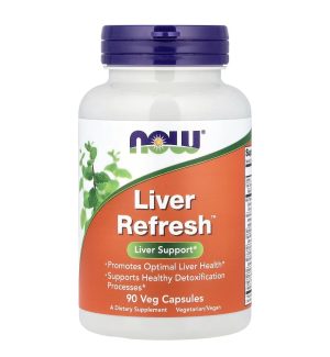 NOW, LIVER REFRESH, Поддержка для печени, 90 капсул