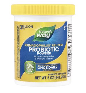 Natures Way, Примадофилус реутери, пробиотики, порошок, 141,75 гр