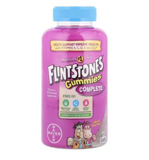 FLINTSTONES gummies, Детские мультивитамины, 180 мармеладок