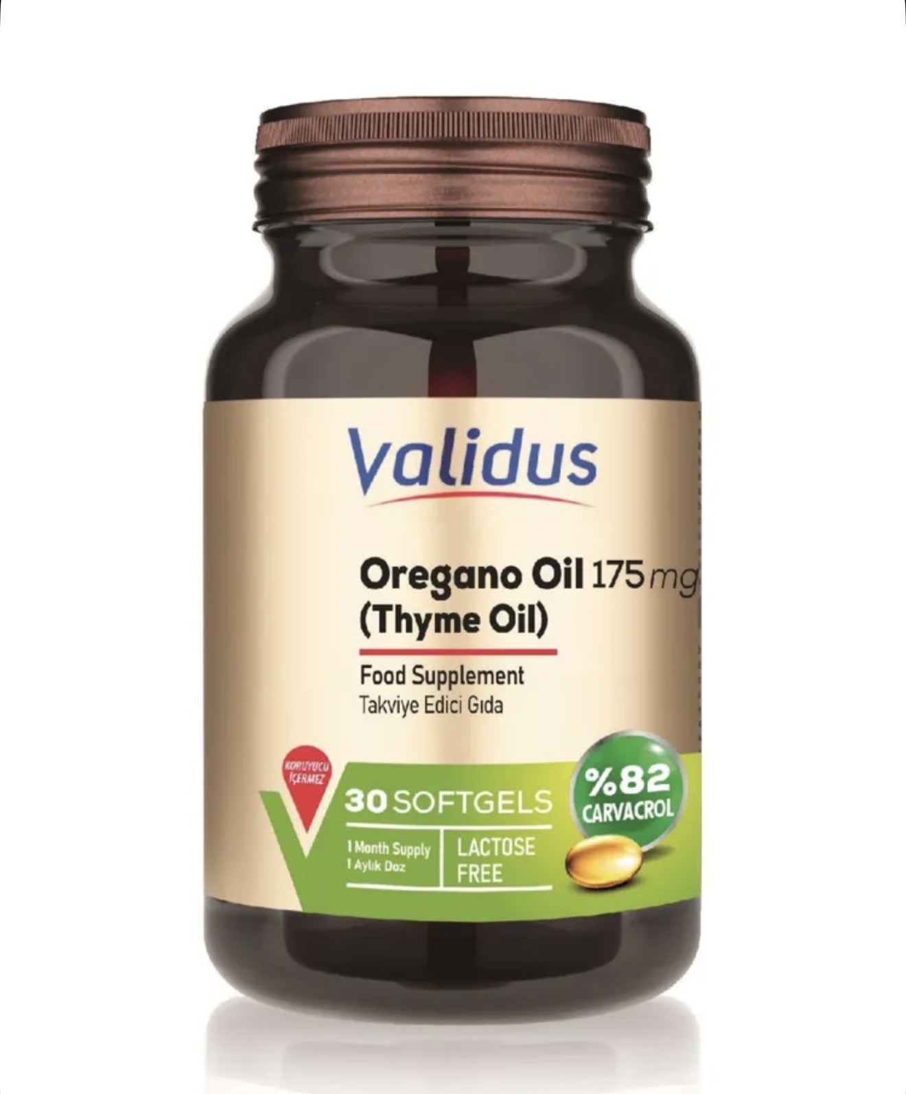 VALIDUS, Масло орегано, 30 капсул