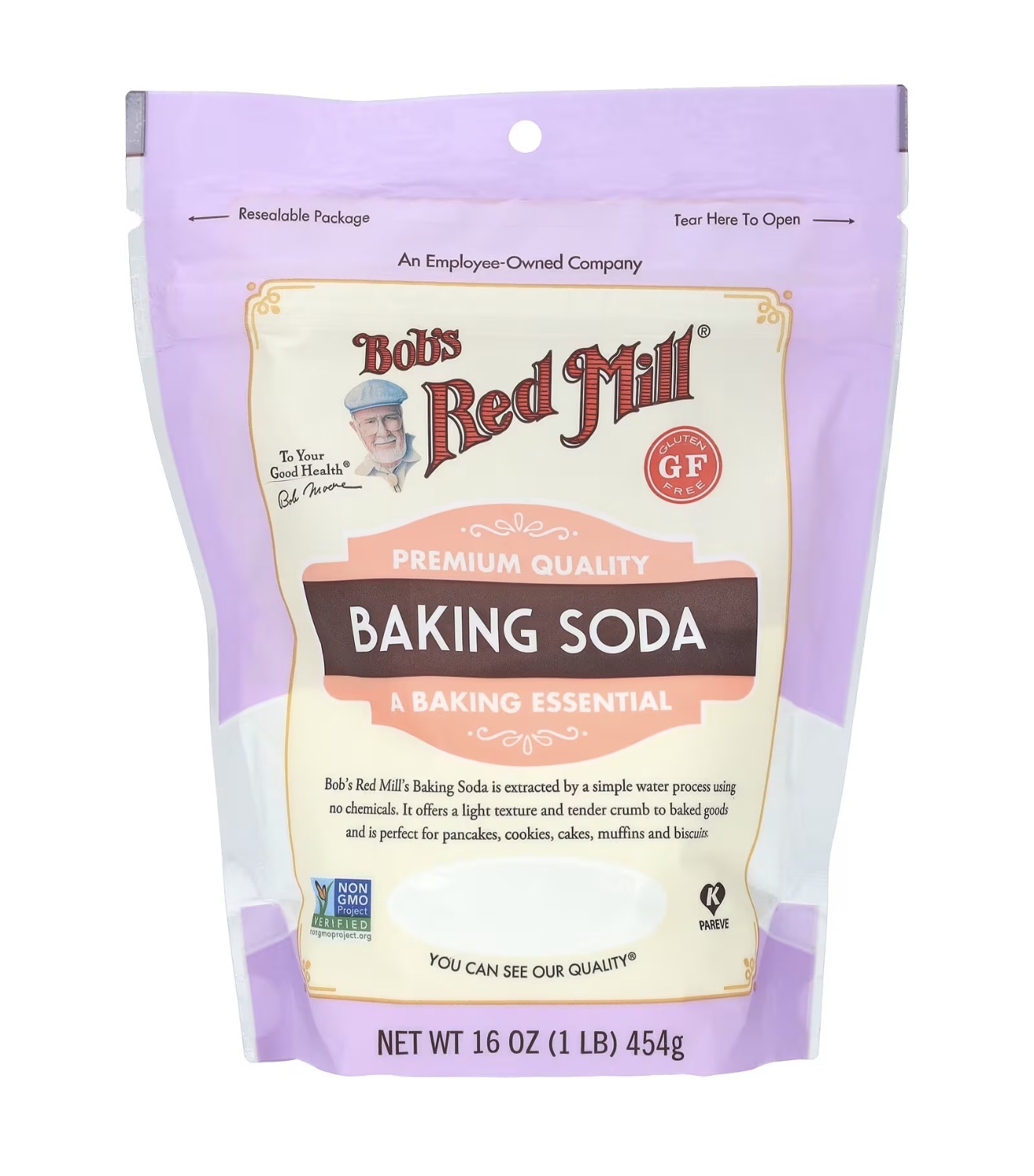 Bobs Red Mill, Baking soda, Органическая пищевая сода, 454 г
