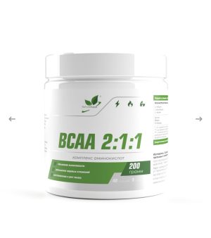 NATURAL SUPP, BCAA,  БЦАА, 2:1:1, порошок, 200 гр