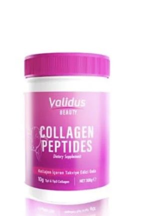 VALIDUS, Collagen peptides, Пептиды коллагена, 10 гр в порции, 300 гр.