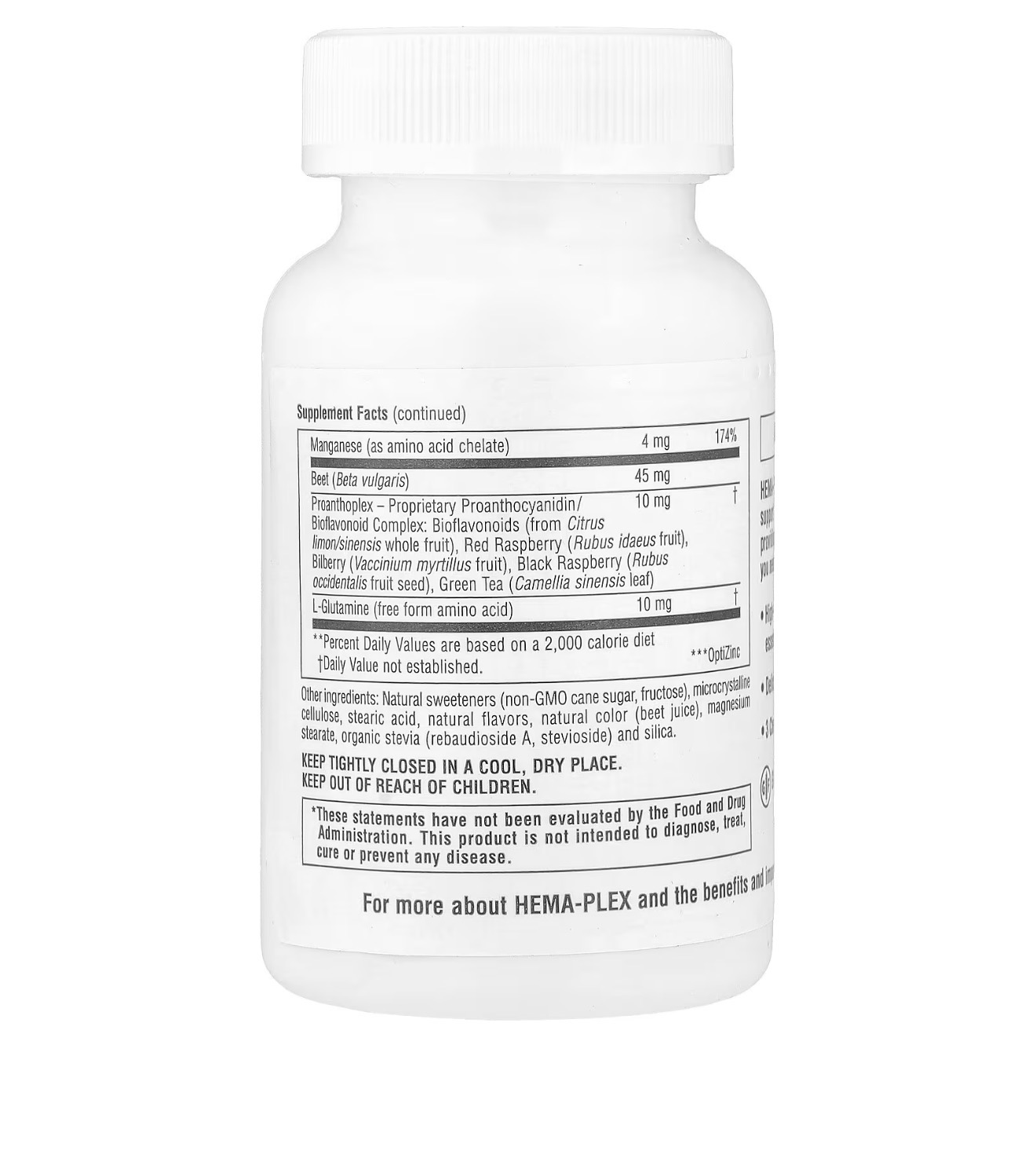 Natures Plus, Hema-Plex, 60 жевательных таблеток