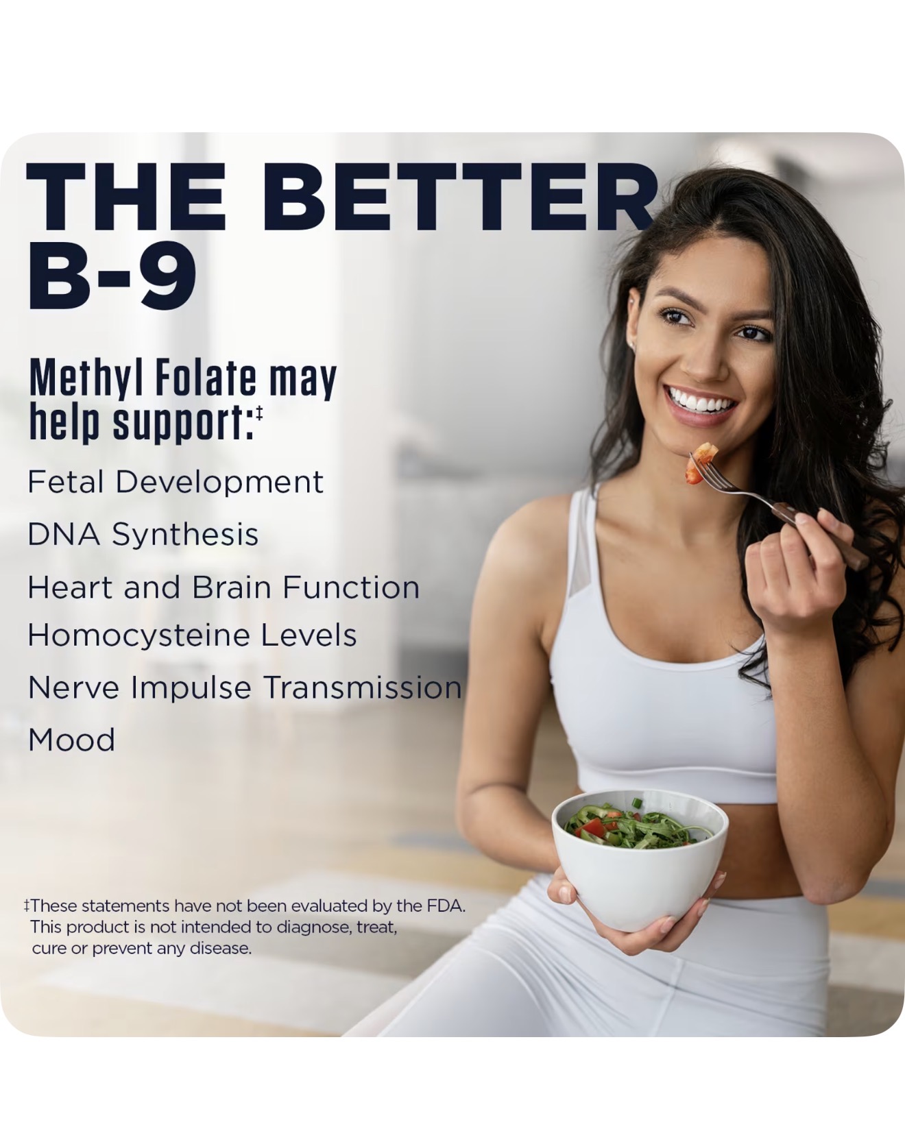 KAL, Methylfolate, Метилфолат, 800 мкг, 90 таблеток
