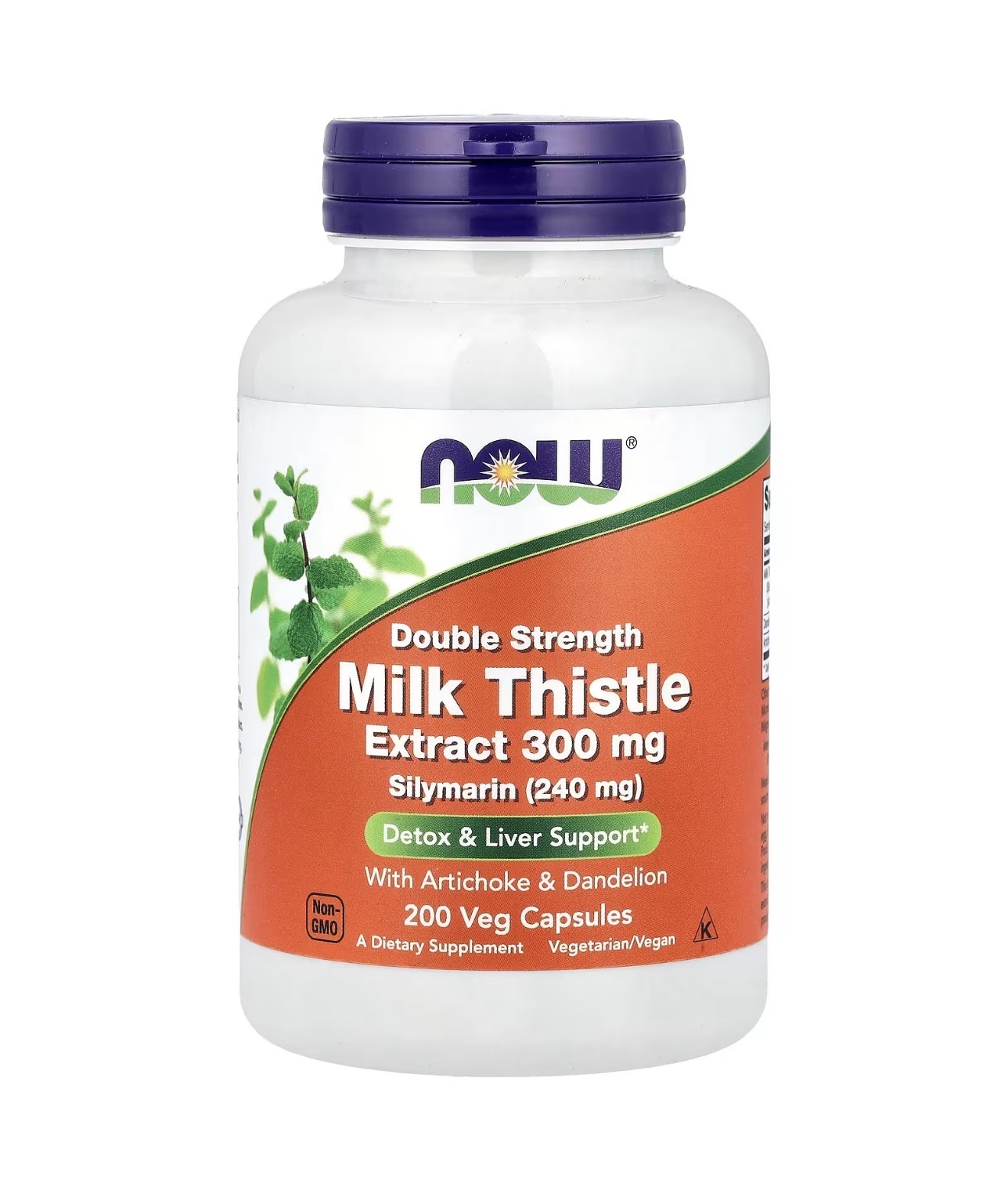 NOW, Milk Thistle, Silymarin, Экстракт расторопши, 300 мг, 100 капсул