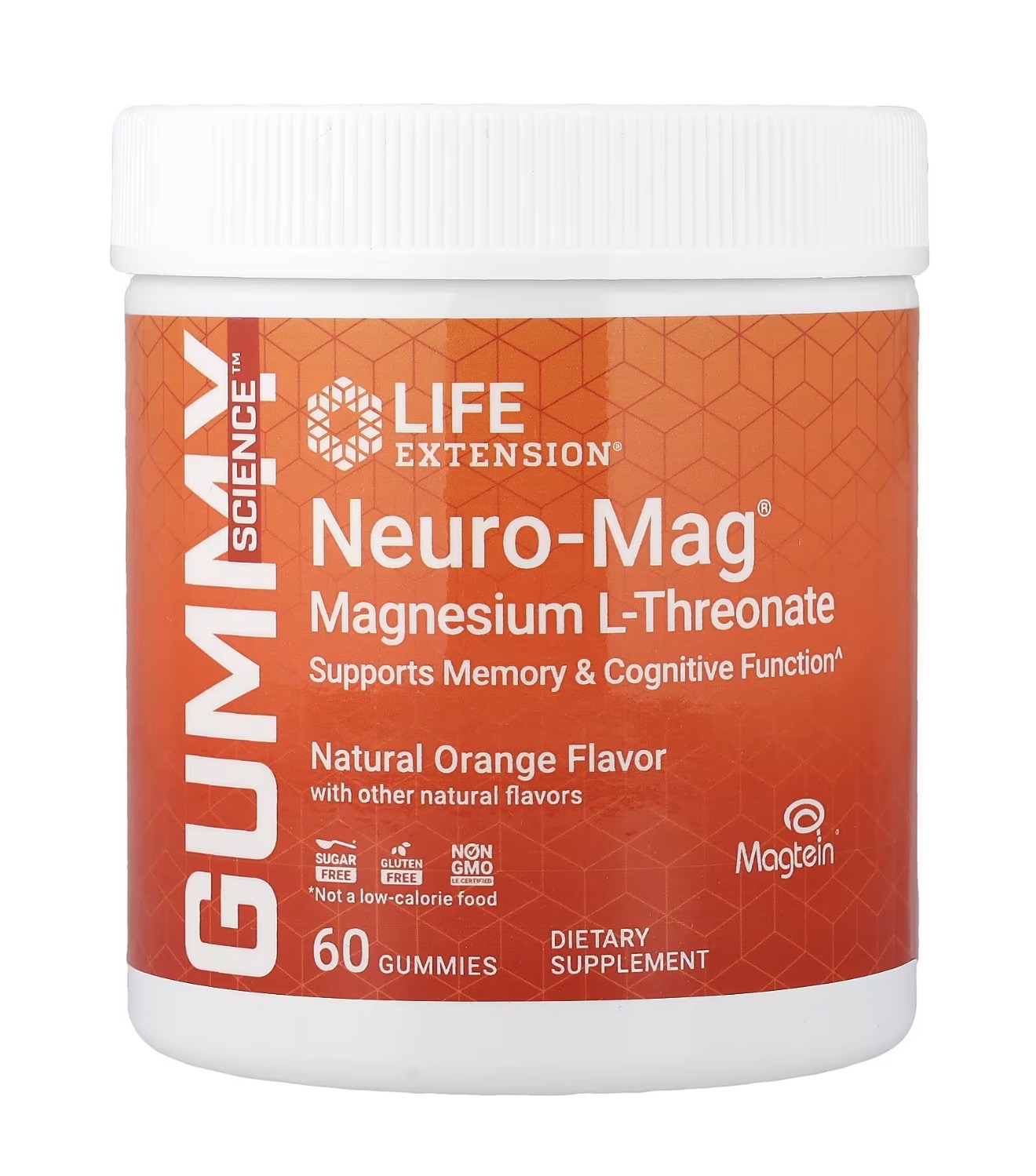 Life Extension, Neuro-Mag, Нейро маг, магний л-треонат, 60 мармеладок