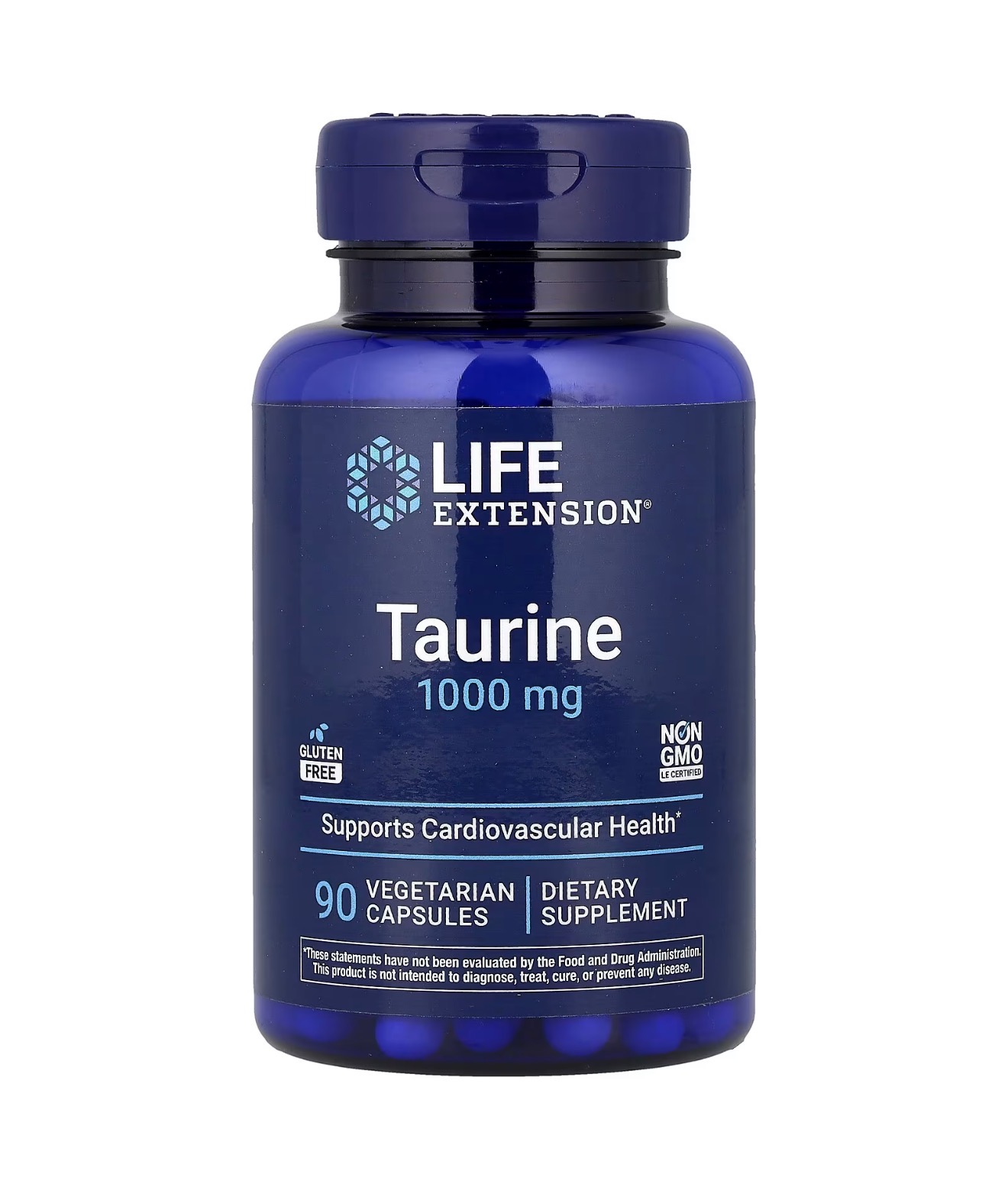 Life Extension, Таурин, 1000 мг, 90 капсул
