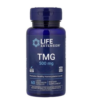 Life Extension, TMG,Триметилглицин (ТМГ),  500 мг, 60 капсул