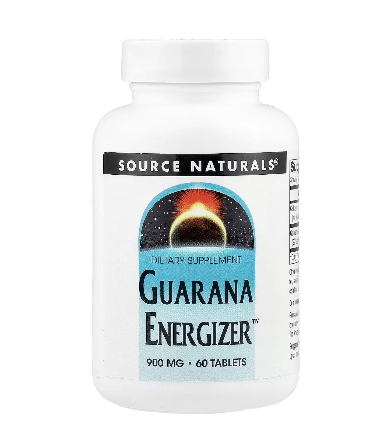 Source Naturals, Гуарана, 900 мг, 60 таблеток