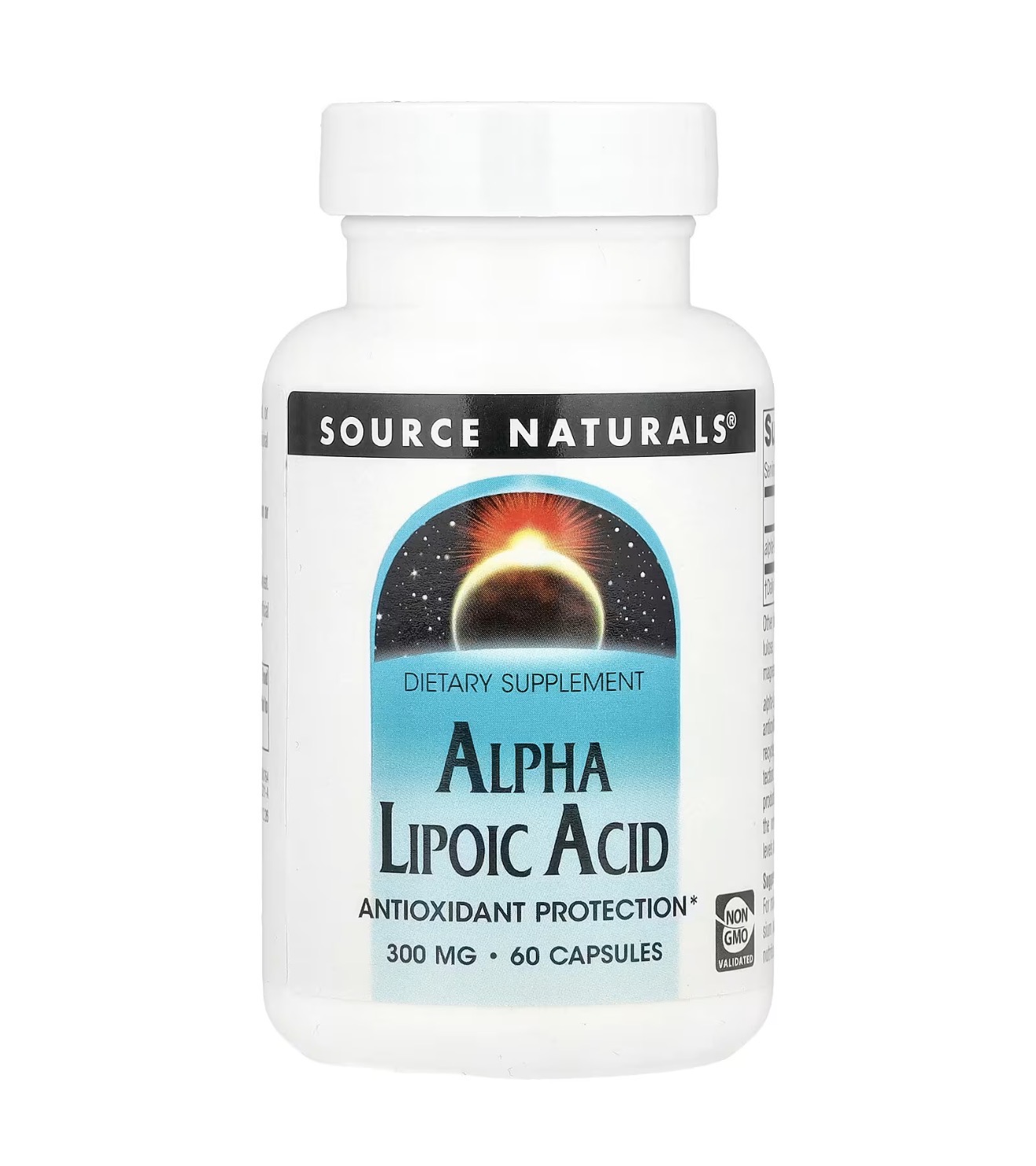 Source Naturals, Альфа липоевая кислота, 300 мг, 60 капсул