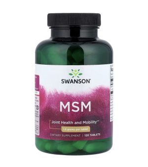 Swanson, MSM, Мсм, Сера, 1500 мг, 120 таблеток