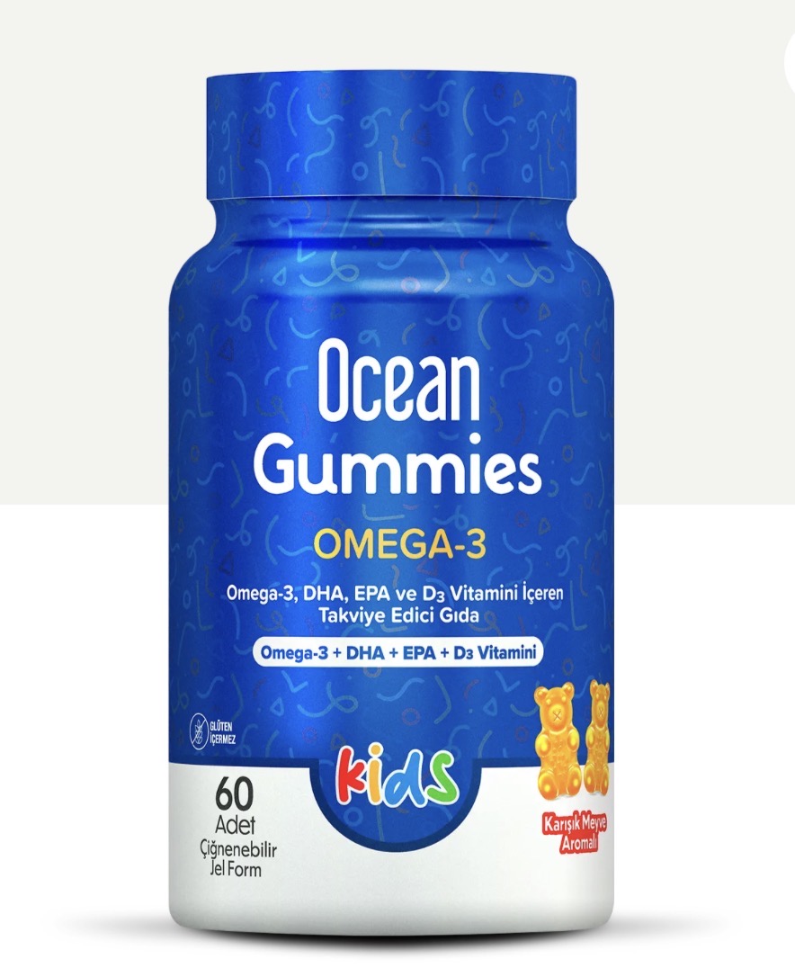 ORZAX, Ocean Gummies, Омега 3, 60 мармеладок