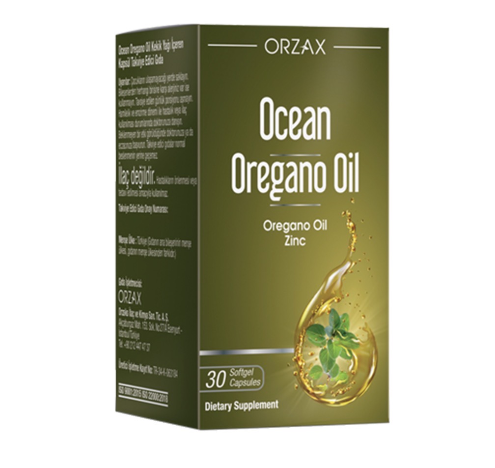 ORZAX, Ocean, Масло орегано, 30 капсул