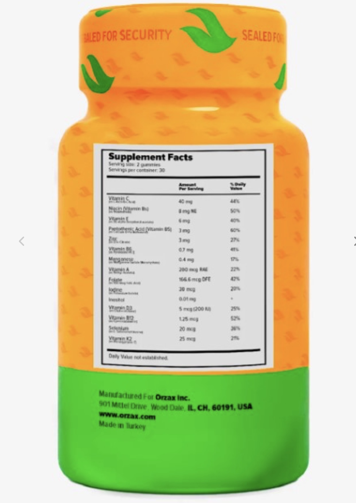 ORZAX, Kids multi, gummies, Детские мультивитамины, 60 мармеладок