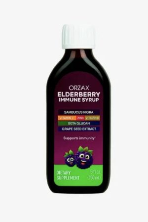 ORZAX, Elderberry immune syrup, Сироп для иммунитета с бузиной, 150 мл