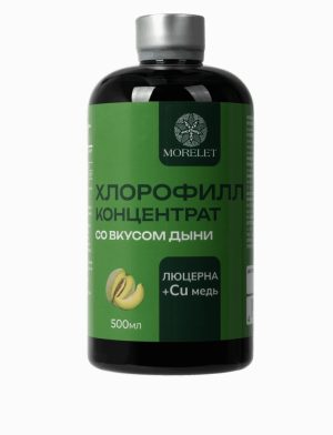 MORELET, Хлорофилл концентрат со вкусом дыни, 500 мл