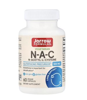 JARROW, NAC, 500 мг, 60 капсул