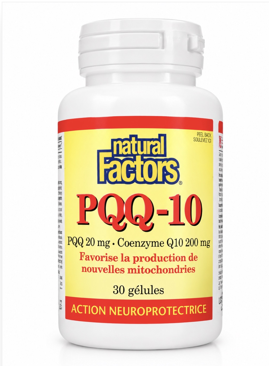 Natural Factors, PQQ-10, PQQ20 мг + Q10 200 мг, 30 капсул